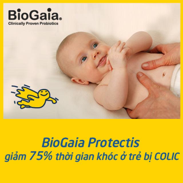 BioGaia đối với trẻ bị Khóc Dạ Đề